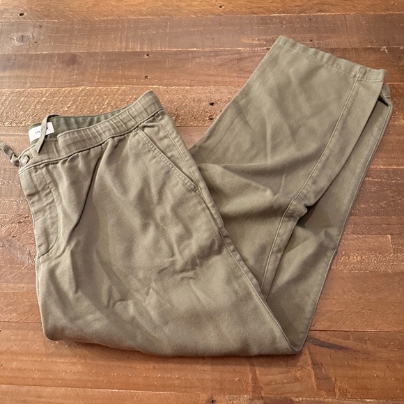 Old Navy Green Pull on Chinos Relaxed Fit xl - Picture 1 of 7